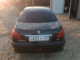 2008 Peugeot 206, чёрный, 510000 рублей, вид 3