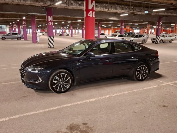 2022 Hyundai Sonata VIII (DN8), синий, 2300000 рублей - вид 12