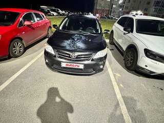 2012 Toyota Corolla X (E140, E150) Рестайлинг, чёрный, 910000 рублей, вид 1