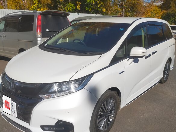 2018 Honda Odyssey V Рестайлинг, белый, 2700000 рублей - вид 2