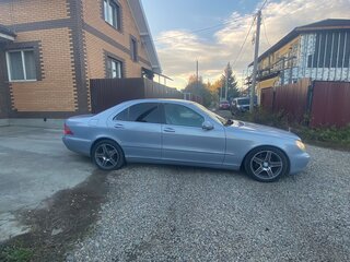 2003 Mercedes-Benz S-Класс 350 IV (W220) Рестайлинг, голубой, 950000 рублей, вид 3