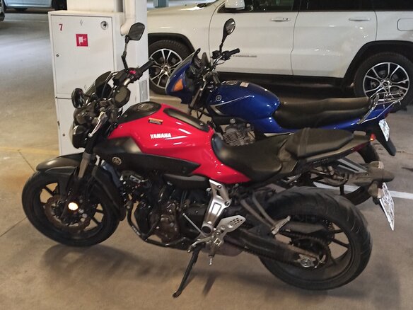 2014 Yamaha MT-07 (FZ-07), красный, 600000 рублей - вид 6
