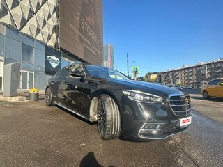 2022 Mercedes-Benz S-Класс 450 Long 4MATIC VII (W223), чёрный, 9100000 рублей, вид 3
