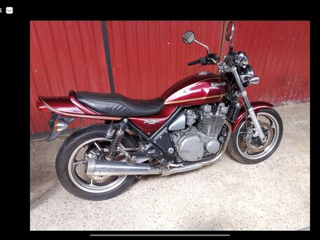 1993 Kawasaki ZR 1100 Zephyr, красный, 370000 рублей, вид 2