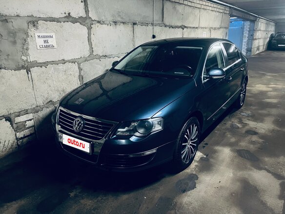2008 Volkswagen Passat B6, серый, 1100000 рублей - вид 3
