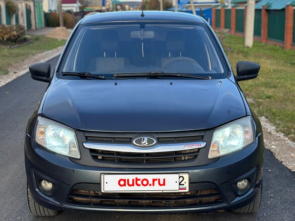 2016 Lada (ВАЗ) Granta I, серебристый, 255500 рублей - вид 3