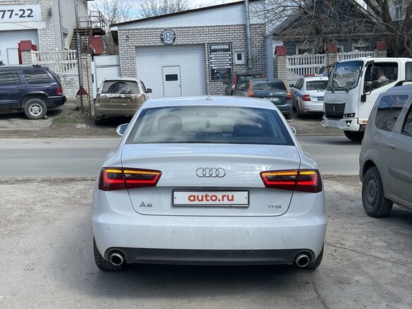 2013 Audi A6 IV (C7), белый, 1850000 рублей - вид 3