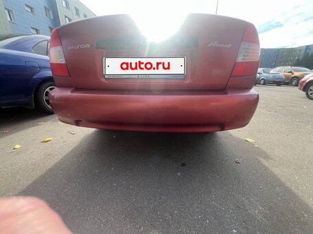 2006 Hyundai Accent ТагАЗ II, красный, 200000 рублей, вид 3