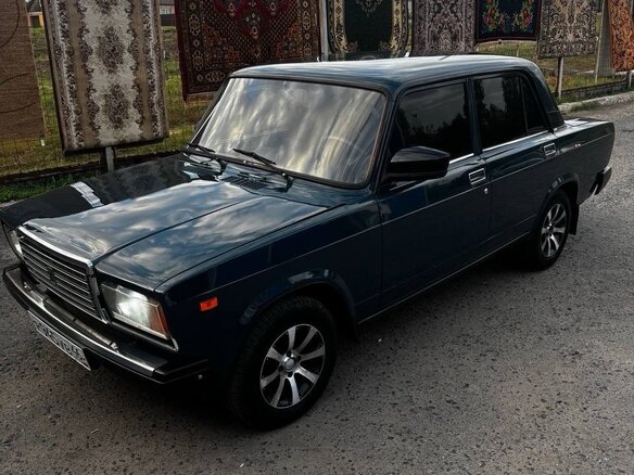 2006 Lada (ВАЗ) 2107, зелёный, 299000 рублей