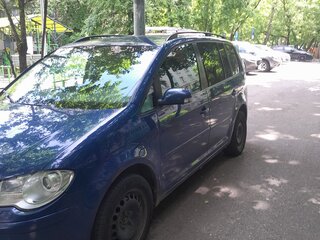 2007 Volkswagen Touran I Рестайлинг, синий, 370000 рублей, вид 5