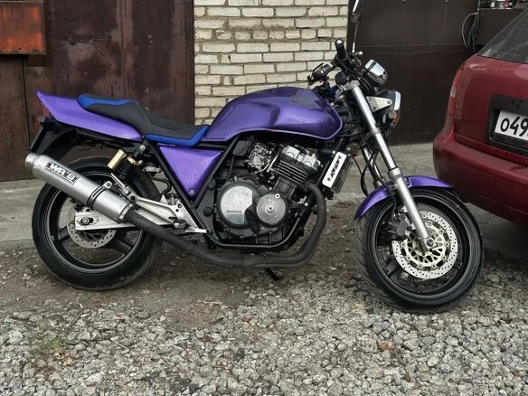 1994 Honda CB 400 Super Four, фиолетовый, 230000 рублей - вид 2