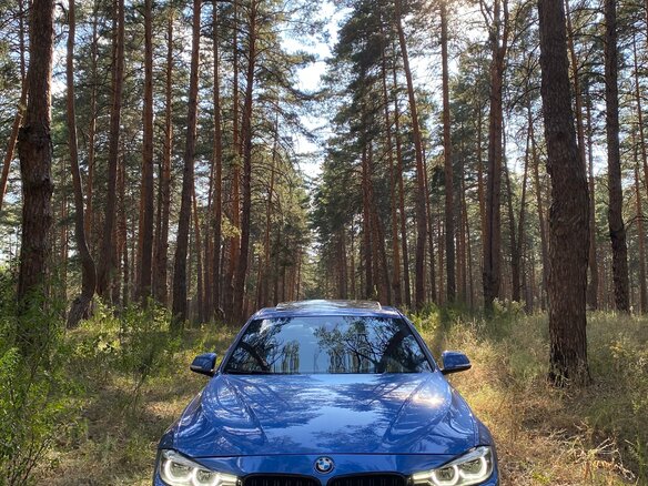2018 BMW 3 серии 320d VI (F3x) Рестайлинг, синий, 3090000 рублей