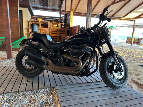 2020 Harley-Davidson Fat Bob, чёрный, 2900000 рублей, вид 4