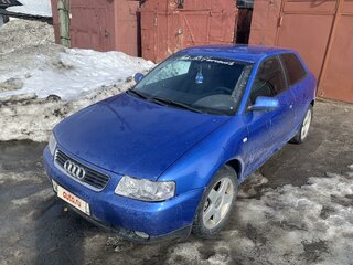 2002 Audi A3 I (8L) Рестайлинг, синий, 280000 рублей, вид 2