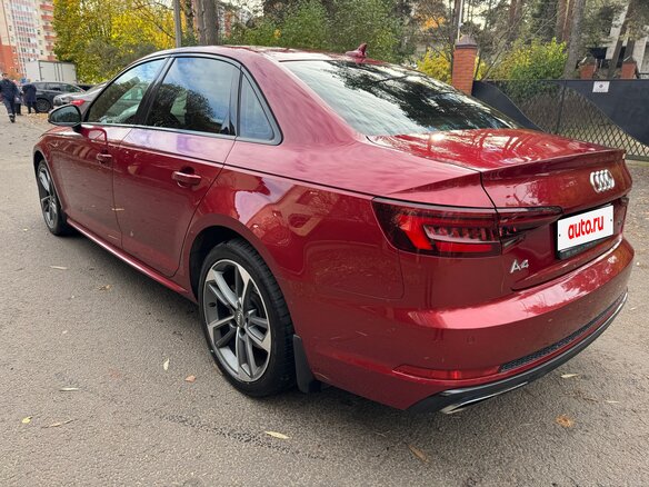 2019 Audi A4 V (B9), красный, 3080000 рублей - вид 2