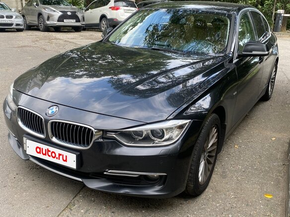 2012 BMW 3 серии 320i VI (F3x), чёрный, 1550000 рублей