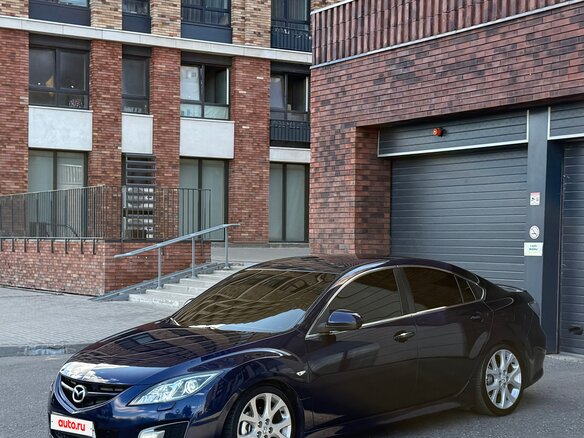 2008 Mazda 6 II (GH), синий, 875000 рублей - вид 1