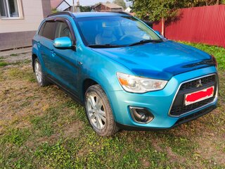 2013 Mitsubishi ASX I Рестайлинг, голубой, 950000 рублей, вид 2