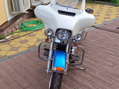 2021 Harley-Davidson Street Glide, синий, 2500000 рублей, вид 3