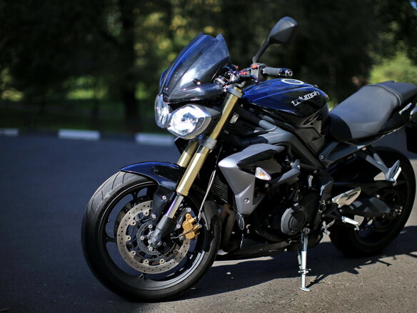 2013 Triumph Street Triple, чёрный, 615000 рублей