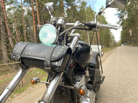 1996 Honda Steed 400, чёрный, 200000 рублей, вид 5