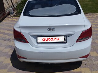 2016 Hyundai Solaris I Рестайлинг, белый, 400000 рублей, вид 4