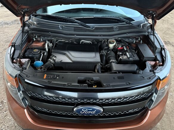 2013 Ford Explorer Sport V, оранжевый, 2300000 рублей - вид 13