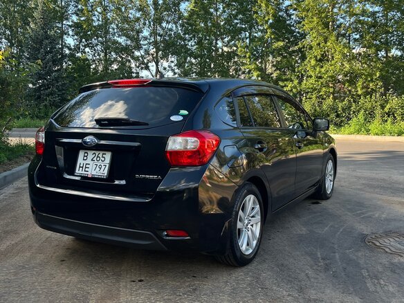2015 Subaru Impreza IV Рестайлинг, чёрный, 1150000 рублей - вид 3