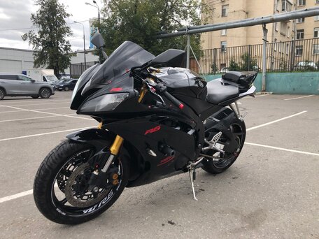 2008 Yamaha YZF-R6, чёрный, 850000 рублей, вид 3