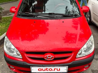 2008 Hyundai Getz I Рестайлинг, красный, 455000 рублей, вид 1