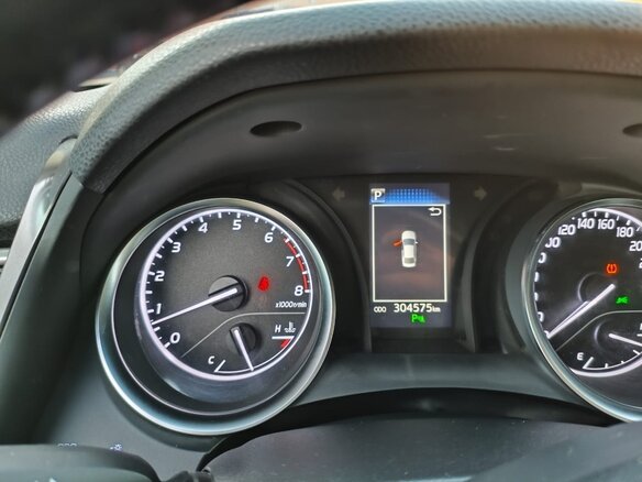 2019 Toyota Camry VIII (XV70), белый, 2250000 рублей - вид 7