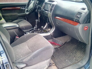 2002 Toyota Land Cruiser Prado 120 Series, синий, 1600000 рублей, вид 5