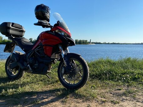 2017 Ducati Multistrada 950, красный, 1050000 рублей, вид 1