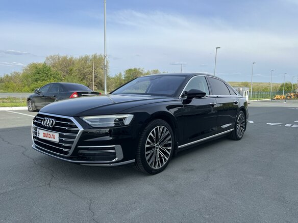 2019 Audi A8 Long 55 TFSI IV (D5), чёрный, 4750000 рублей