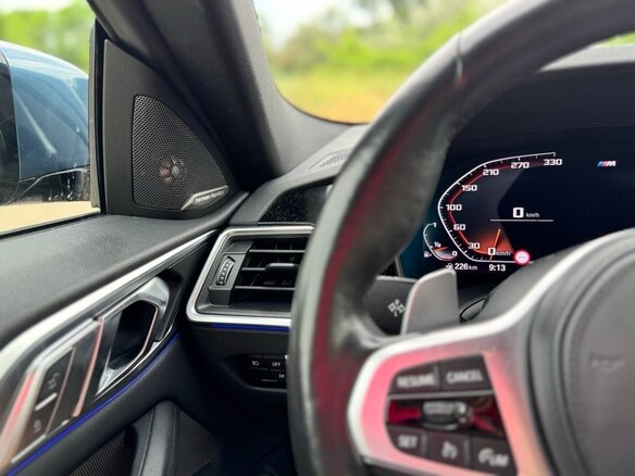 2021 BMW 4 серии 430i xDrive G22, G23, G26, синий - вид 4