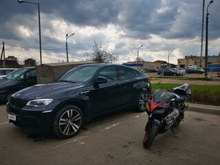2009 BMW X6 M I (E71), синий, 2700000 рублей, вид 2