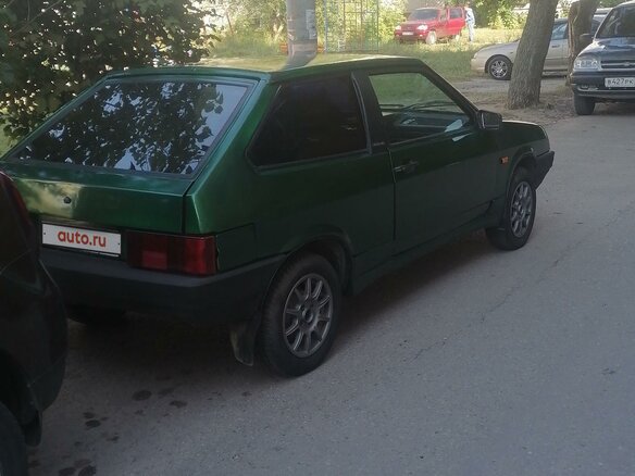 1992 Lada (ВАЗ) 2108 21086, зелёный, 70000 рублей - вид 3