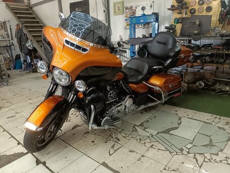2014 Harley-Davidson Ultra Limited, оранжевый, 1290000 рублей, вид 5