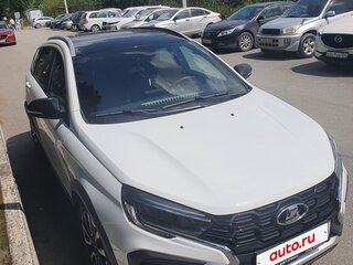 2024 Lada (ВАЗ) Vesta SW Cross I Рестайлинг (NG), белый, 1400000 рублей, вид 1