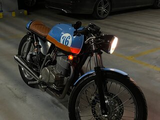 2001 Honda CB 400SS, голубой, 330000 рублей, вид 4