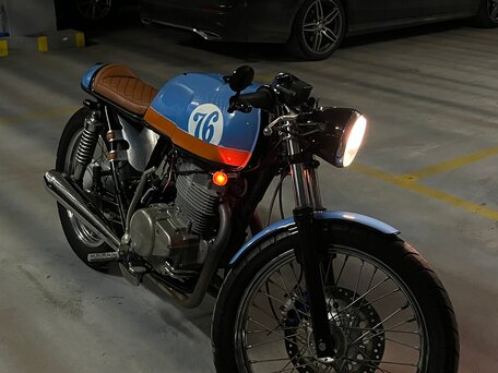 2001 Honda CB 400SS, голубой, 330000 рублей, вид 4