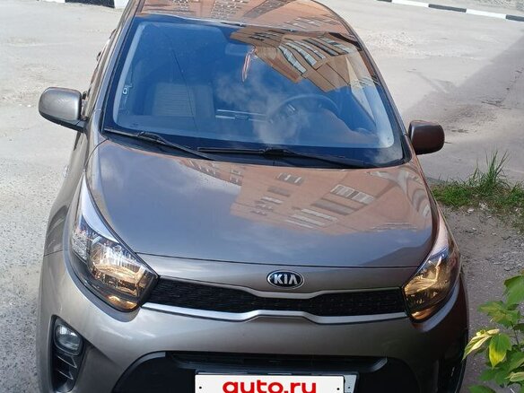 2017 Kia Picanto III, серебристый, 1230000 рублей