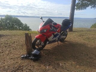 2001 Honda CBR 600F, красный, 450000 рублей, вид 3