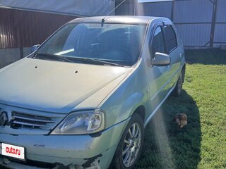 2007 Renault Logan I, серебристый, 330000 рублей, вид 1