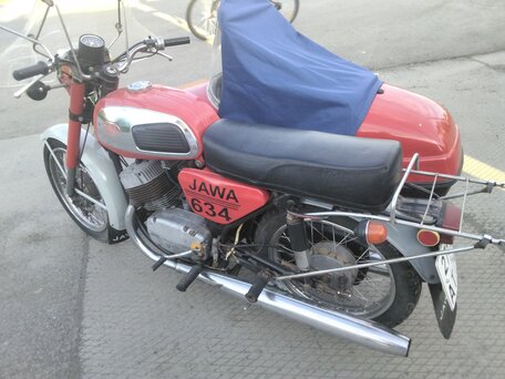 1979 Jawa 350/634, красный, 270000 рублей, вид 1