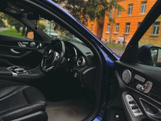 2019 Mercedes-Benz C-Класс 180 IV (W205) Рестайлинг, синий, 2600000 рублей, вид 4