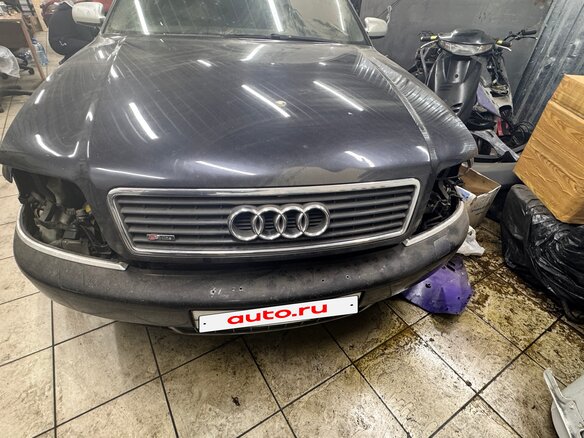 1999 Audi A8 I (D2) Рестайлинг, фиолетовый, 520000 рублей