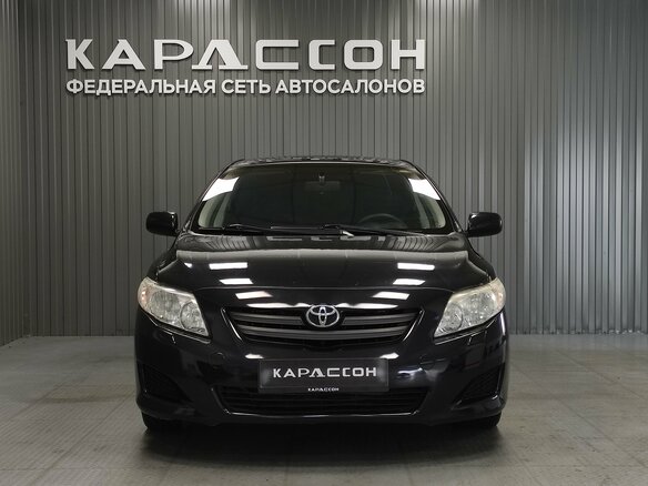 2008 Toyota Corolla X (E140, E150), чёрный, 670000 рублей - вид 2