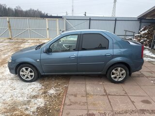 2012 Renault Logan I Рестайлинг, синий, 675000 рублей, вид 2