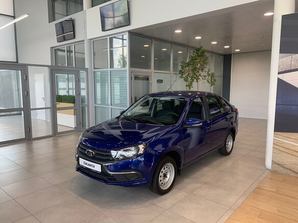 2025 Lada (ВАЗ) Granta I Рестайлинг, синий - вид 1